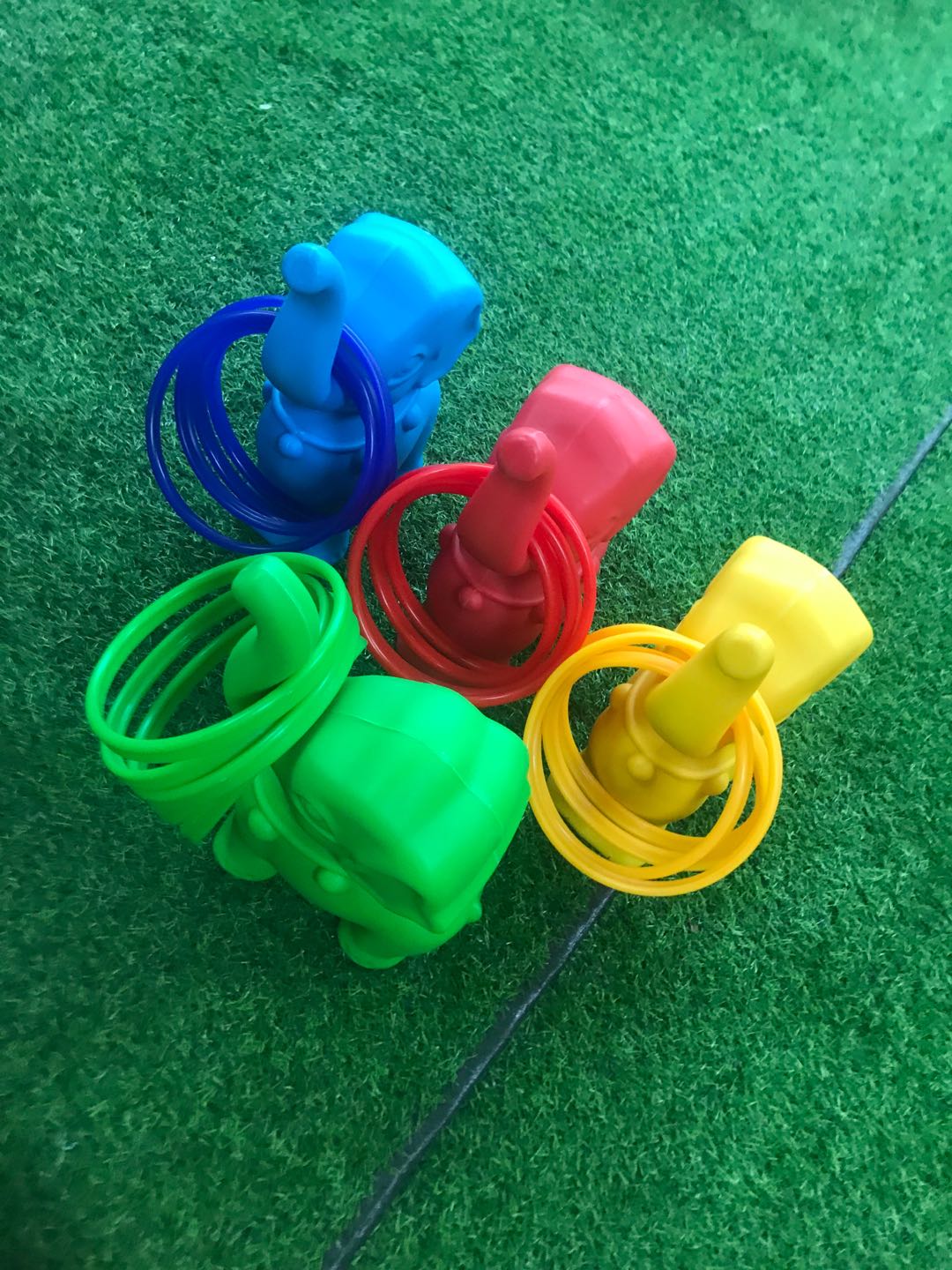 Elephant rings in multiple colors are available as children's toys details Picture