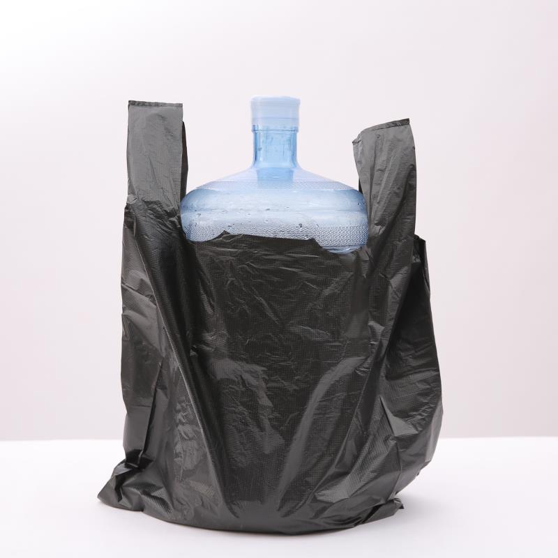 塑料袋定制超市购物现货黑色背心袋多规格现货详情图2