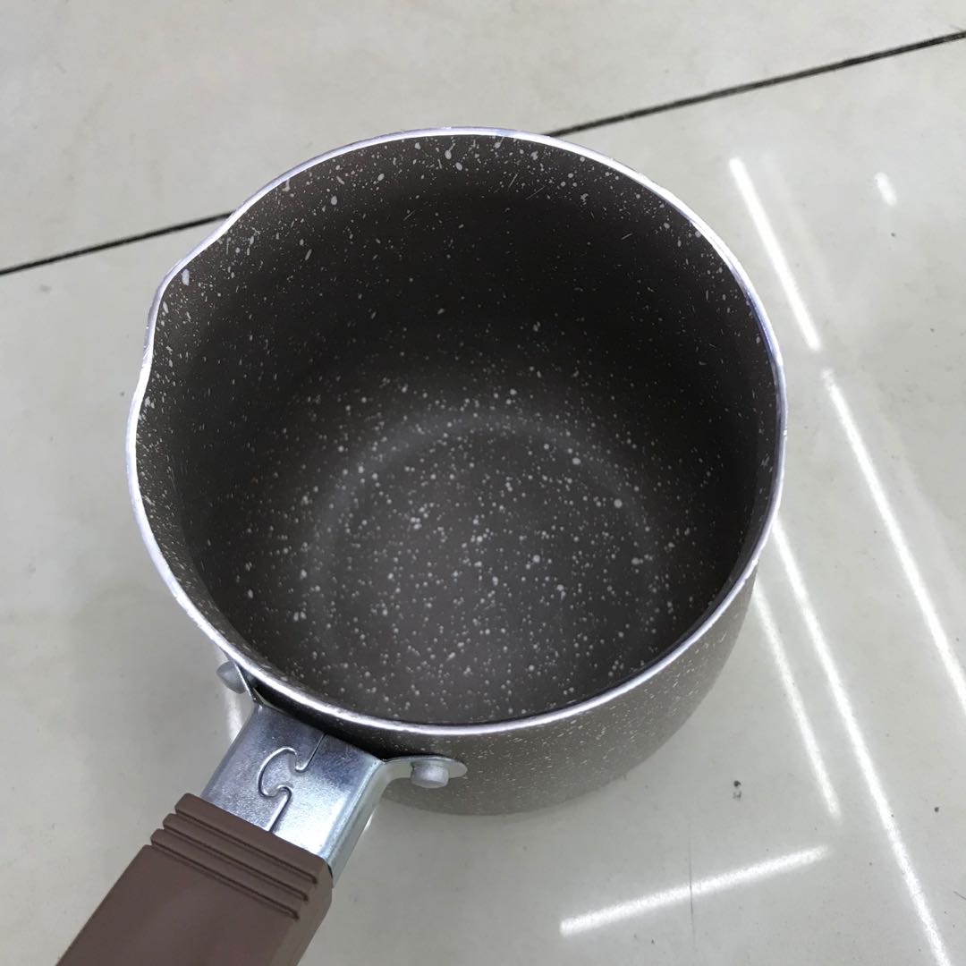 奶锅宝宝辅食锅单柄奶锅纯色泡面锅单人锅加热细节图