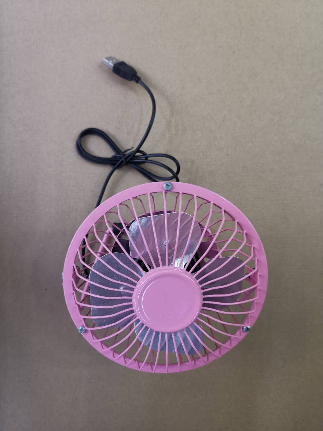 手持小风扇可充电便携式多功能迷你 学生USB风扇4寸铁壳