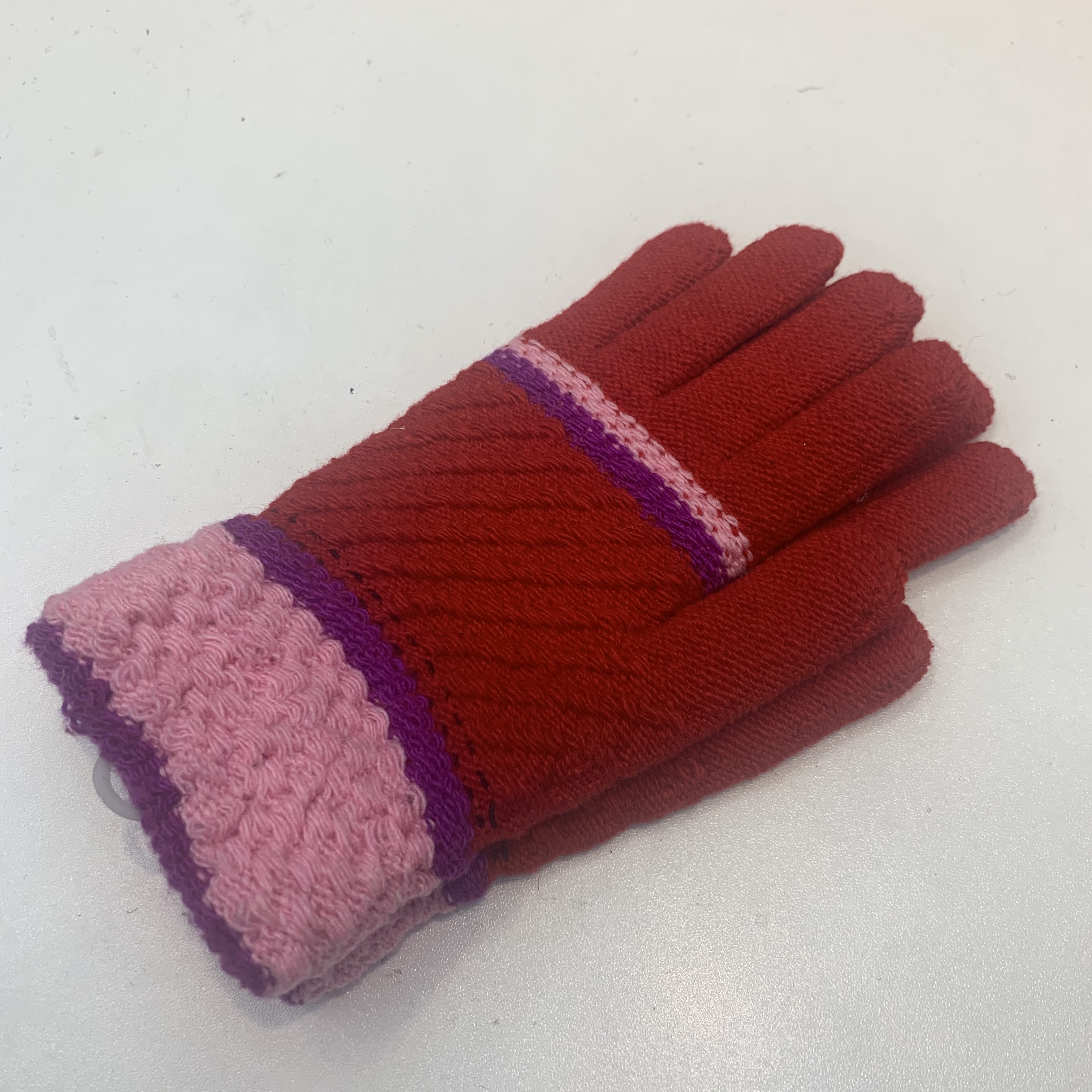Ladies' woolen knitted gloves for cold protection and warmth, warm for driving students