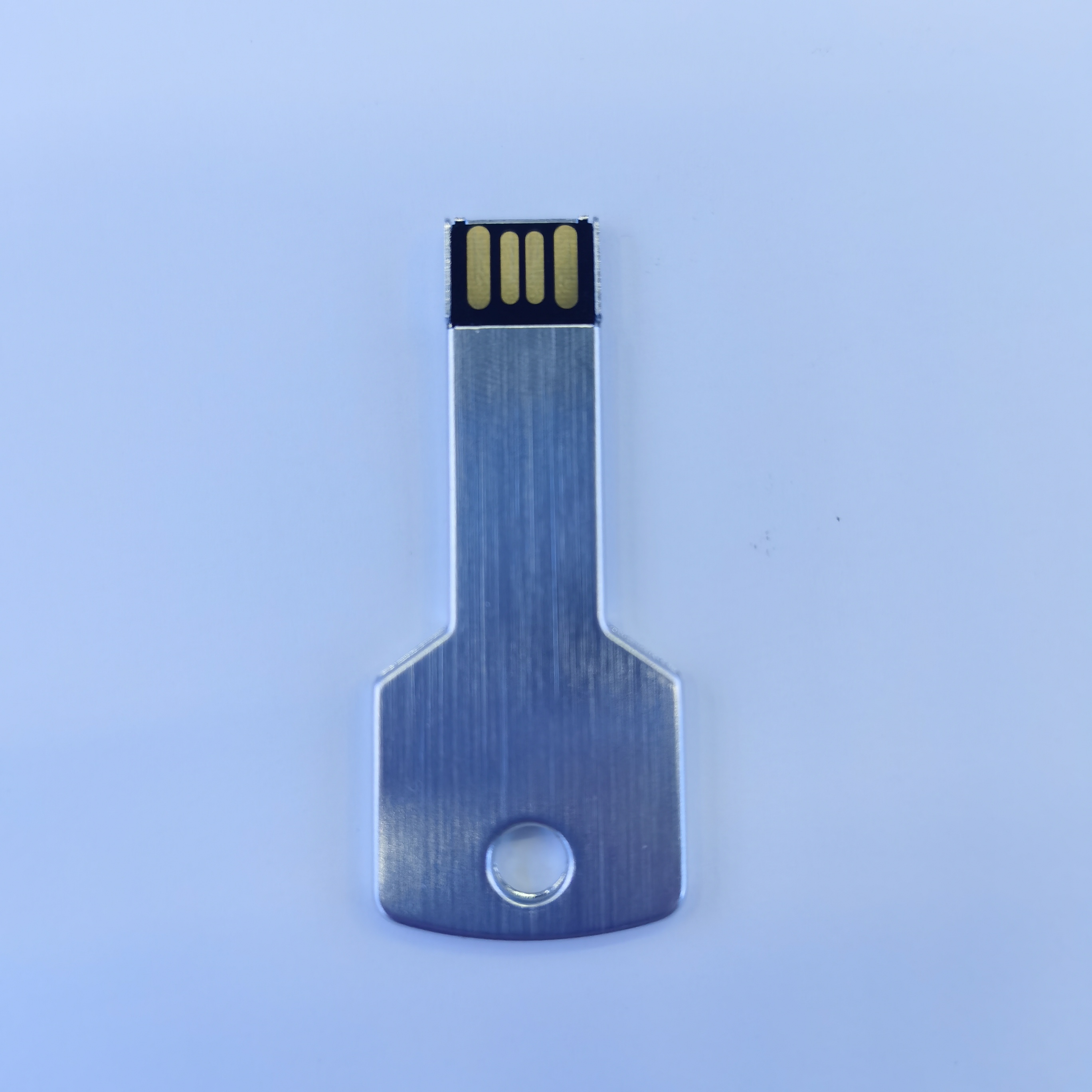 Usb flash drive, metal key, high-speed mobile disk, creative business, noble silver