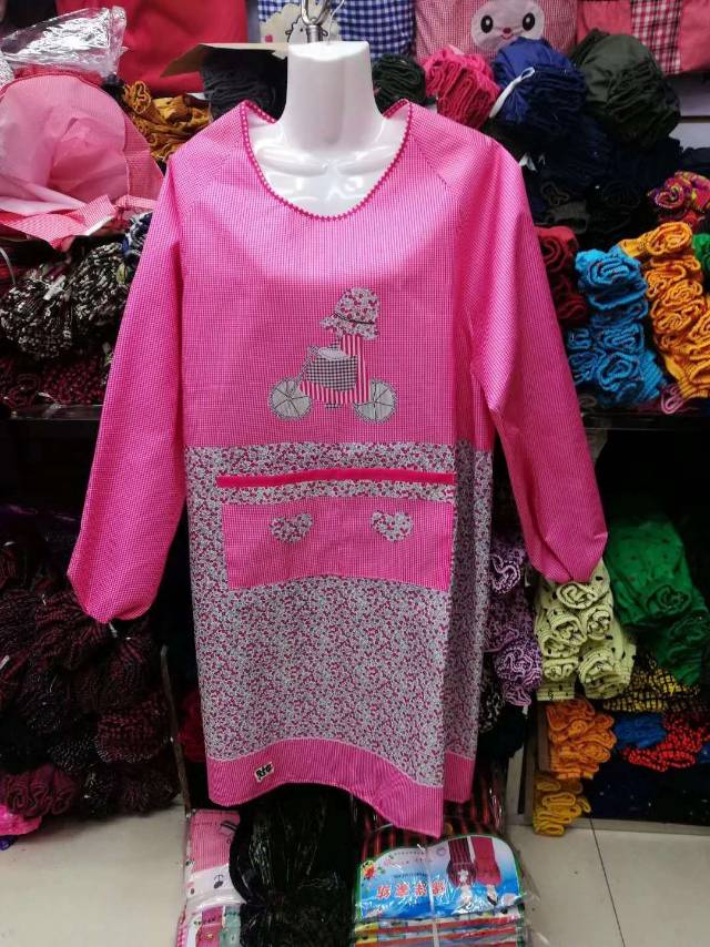 围裙家用厨房服务员纯棉工作服女时尚男防水防油罩衣细节图