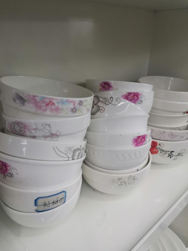 4.5-inch household Chinese-style rice bowl, rice bowl, ceramic bowl and small soup bowl set, microwaveable details Picture