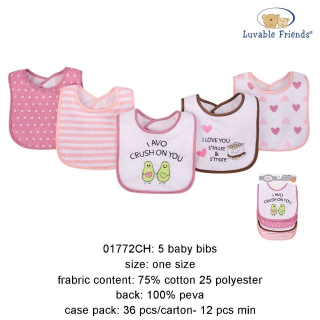 品牌防水儿童口水巾围兜产品图