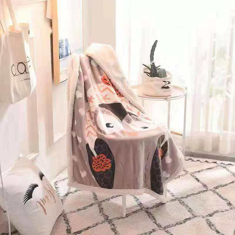 2020新款厂家直销精品多功能卡通印花童毯产品图