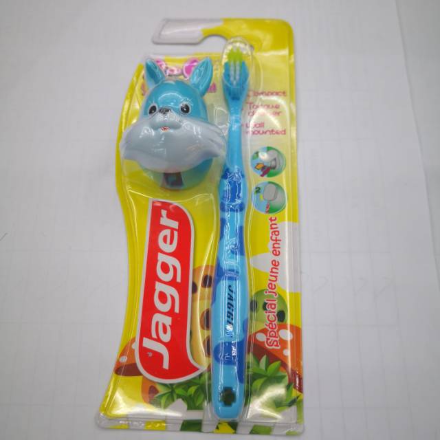 Fun 3D Cartoon Cow and Rabbit Toothbrush for Kids