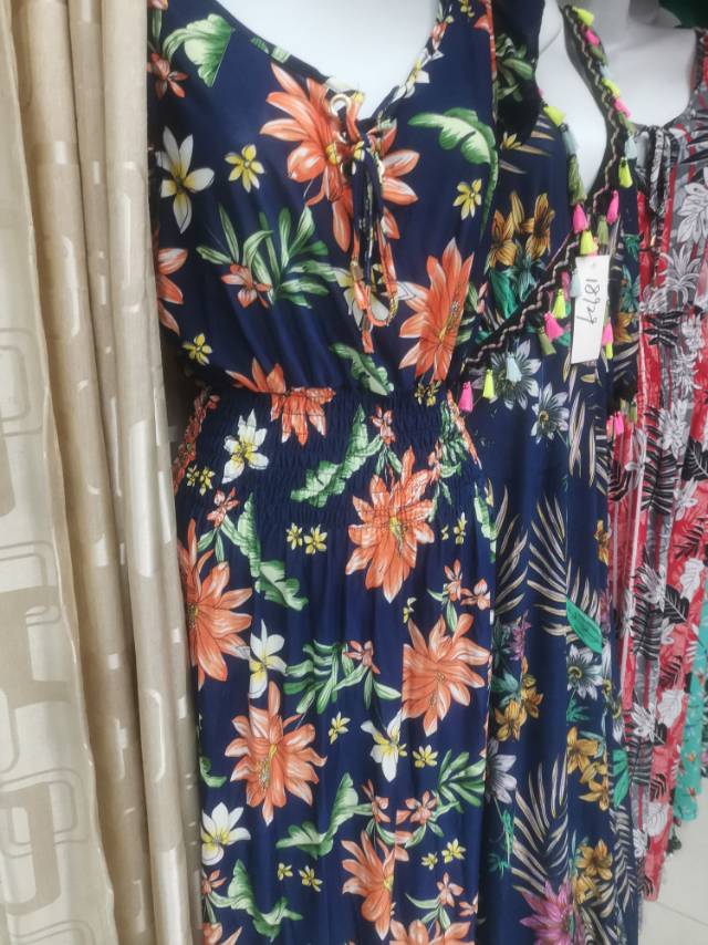 外贸女士睡衣居家舒适春季新款百搭短袖长款