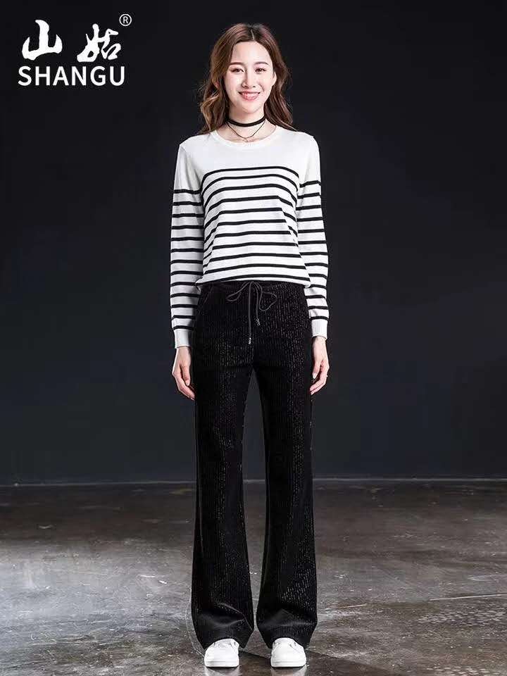 Lazy Casual Air Pants Casual Wide Leg Pants For Women details Picture
