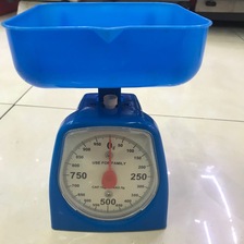 机械弹簧秤称1 2公斤食品秤厨房秤精准面点秤托盘秤家用小秤方盘