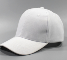 白色原素搭配款式棒球帽广告帽鸭舌帽光板弯檐嘻哈帽子遮阳帽