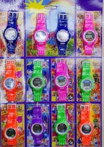 儿童手表塑料电子显示时间日期多色男孩女孩表