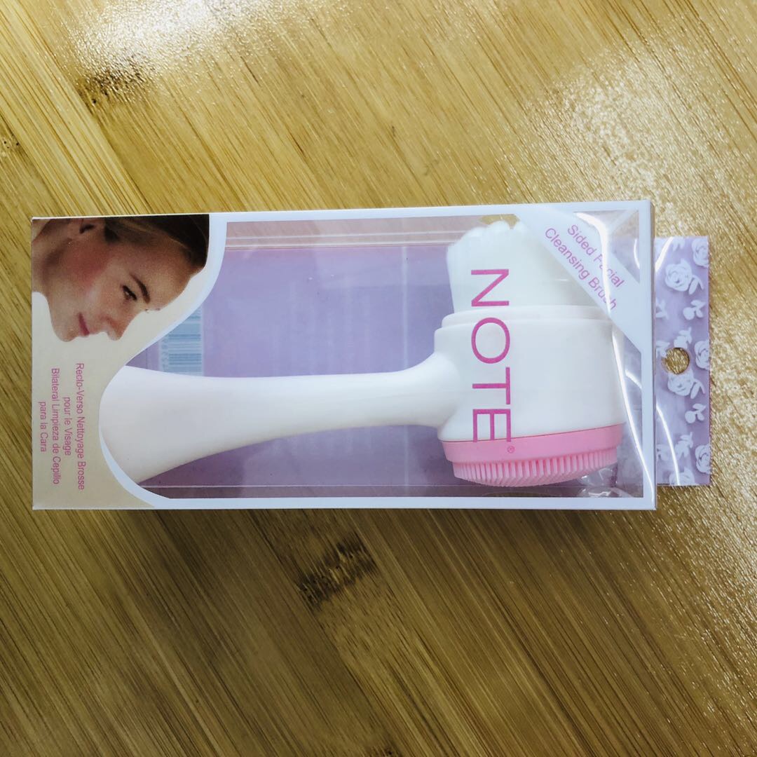 外贸爆款时尚3D立体双头洁面刷洗脸刷轻松卸妆