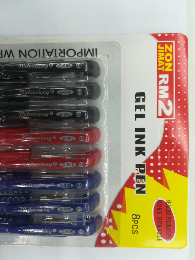 Niduo Bear brand neutral series pens, student pens, office pens details Picture