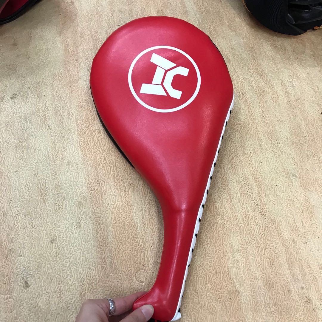Taekwondo foot target adult children training target chicken leg foot target hand target double leaf target foot board kick target single leaf target thumbnail