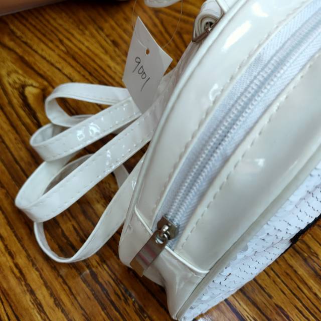 Casual Travel Backpack With Sequins Specification drawing