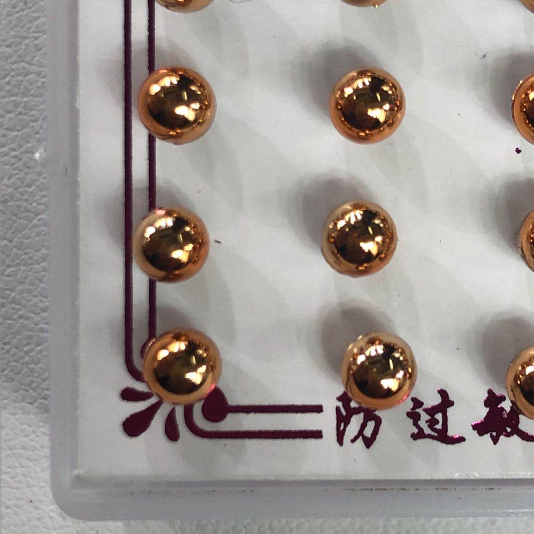 简约款大气百搭圆球耳环耳饰韩版网红防过敏耳坠耳饰细节图