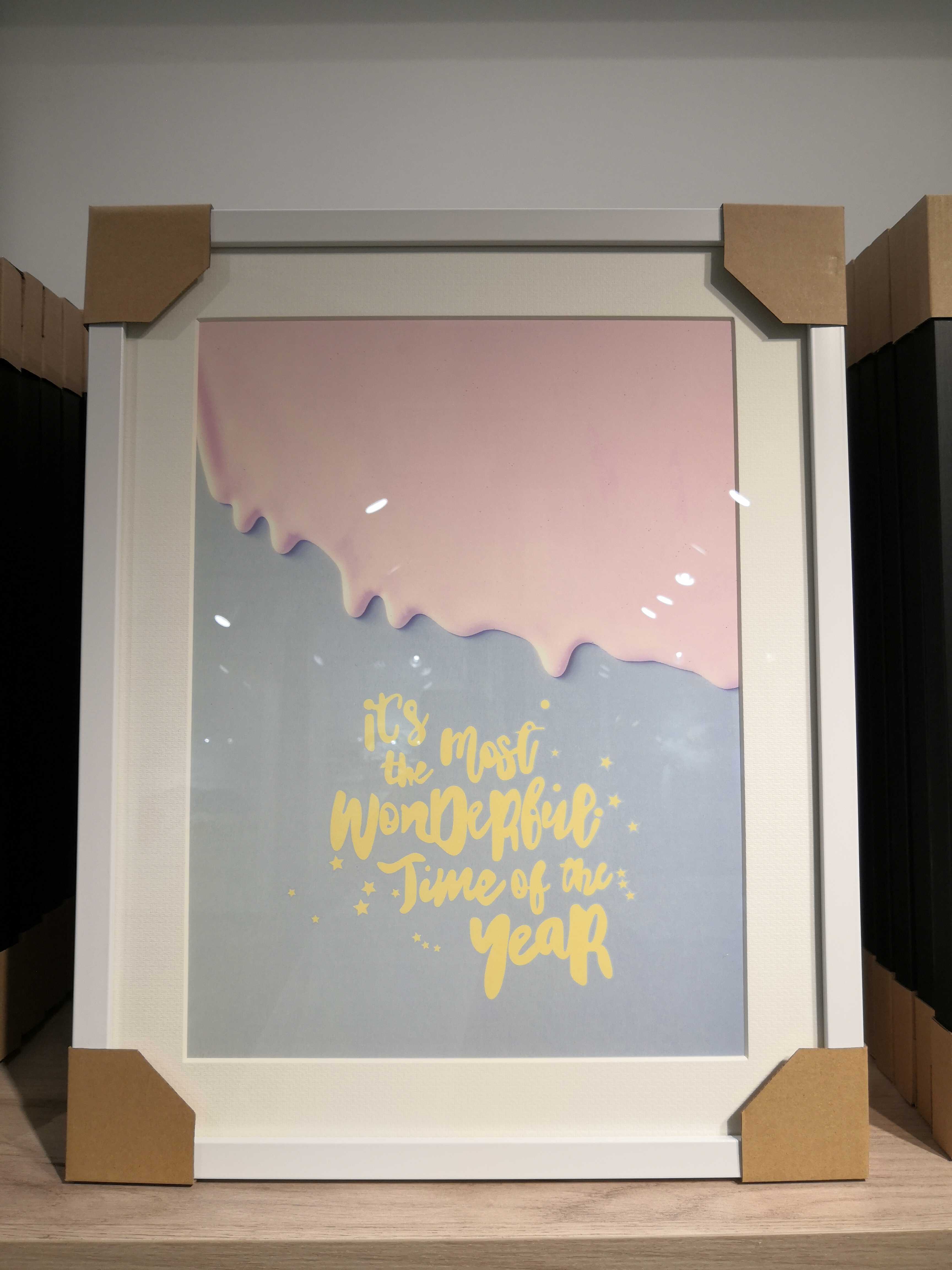 特价卡纸裱画框相框装裱儿童节简易挂墙