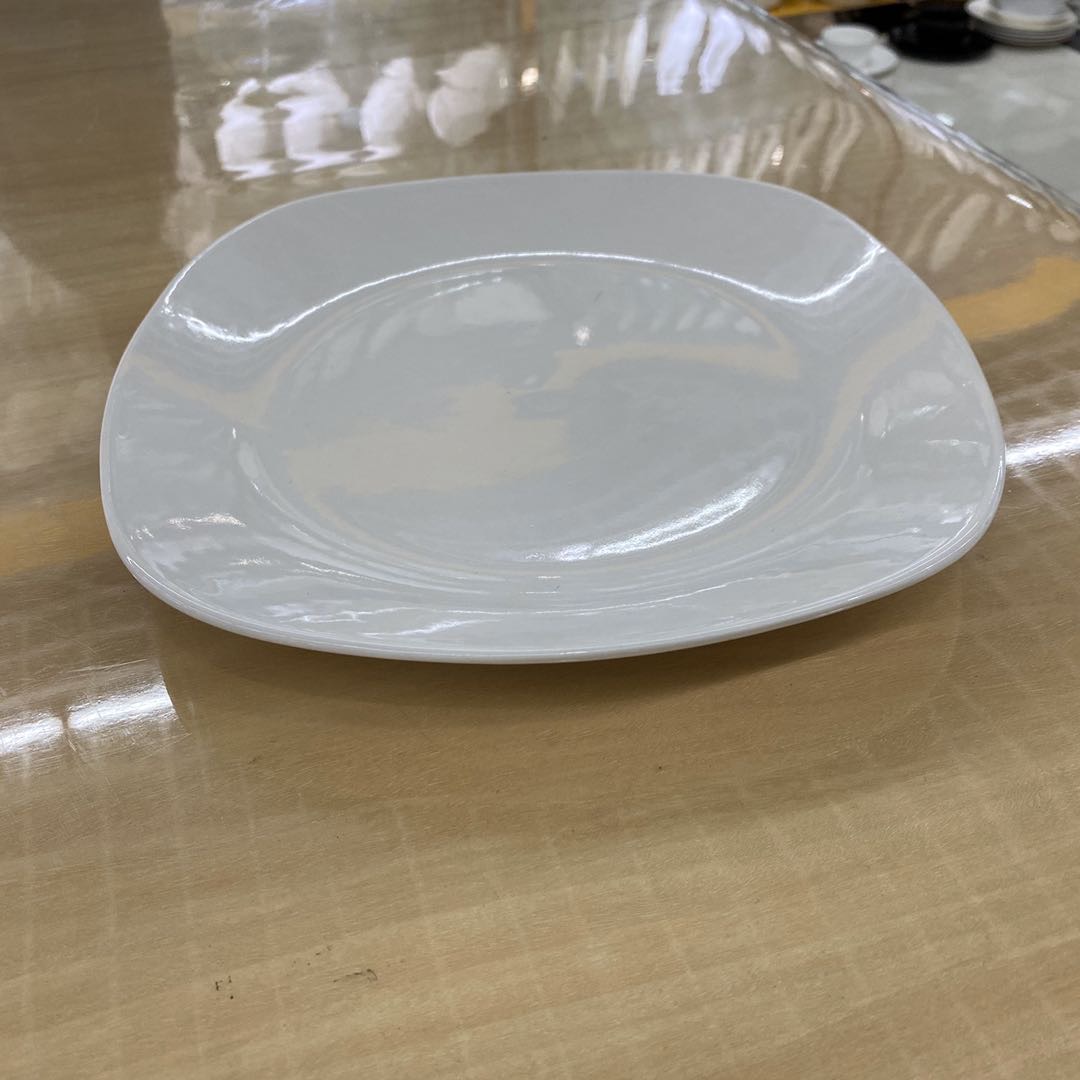 A 10.5-inch square plate