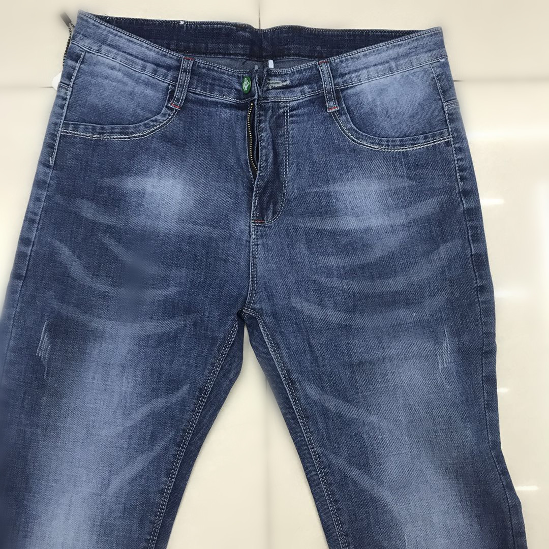 Spring new men's stretch straight-leg pants for leg shaping details Picture