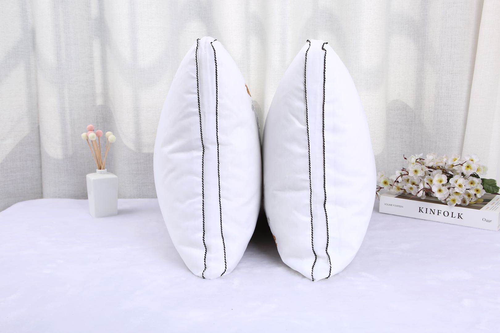 Dream Blue Xi Super Sleep Soft And Comfortable Feather Velvet Pillow Specification drawing