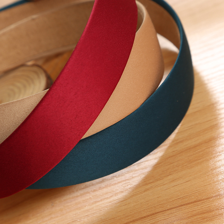 1.5CM plastic fabric patch full hair band DIY accessory Specification image