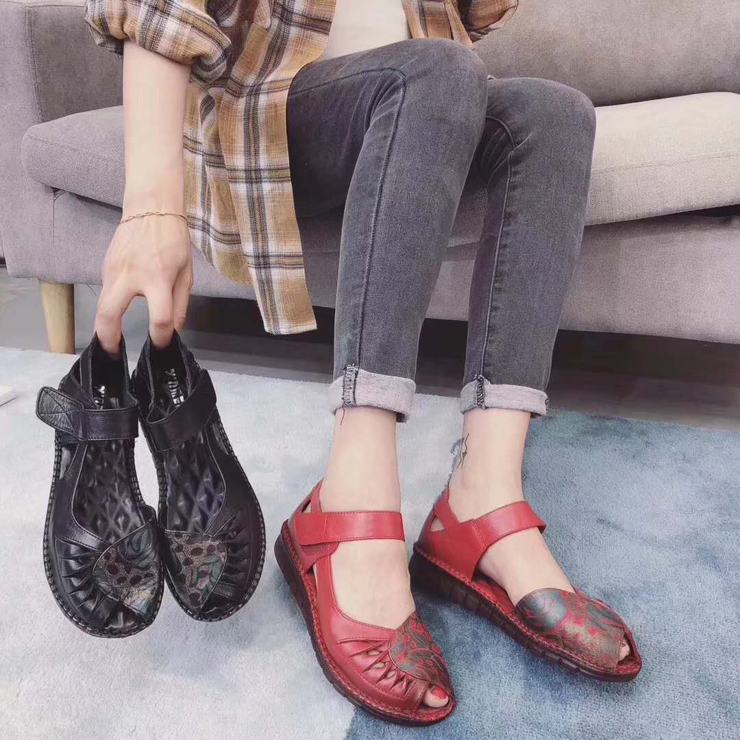 3303 Guangzhou Leather Ethnic Style Women's Sandals