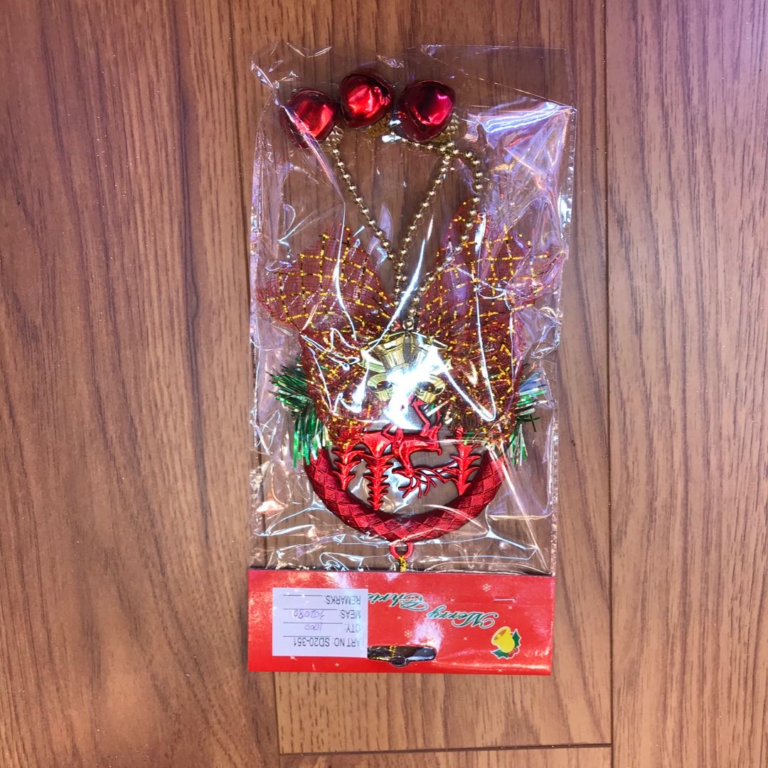 Christmas bell pendants, Christmas decorations, scene arrangements, shopping mall store pendants, Christmas tree pendants