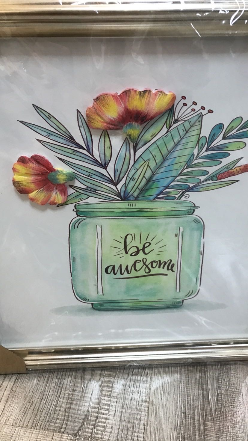 装饰画/阿拉伯/沙发背景画/欧美抽象画/挂在墙上的阿拉伯语细节图