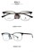 施洛华正品新款眼镜架复古防蓝光近视镜男士时尚方框黑款粗镜腿SL526细节图