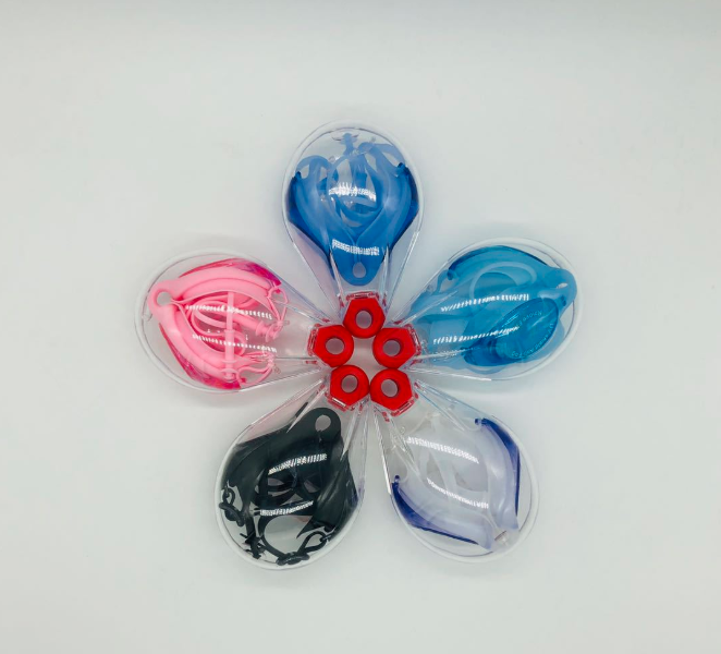 卓速新款厂家直销硅胶游泳眼镜连体游泳馆水上乐园