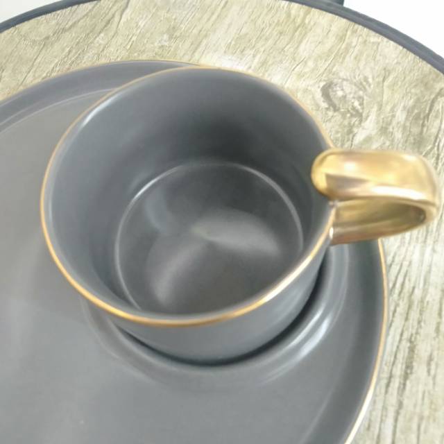 简约陶瓷咖啡杯家用杯碟杯子情侣咖啡杯网红茶杯