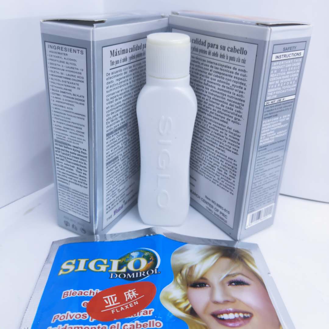 SIGLOdomirol foreign trade hair dye, plant hair dye, dye at home by yourself Specification image