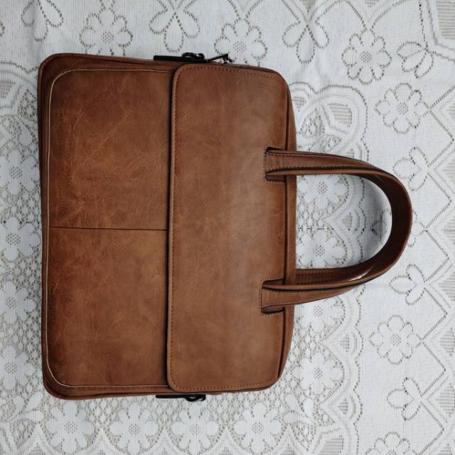 Casual simple briefcase retro trend men Korean computer bag handbag