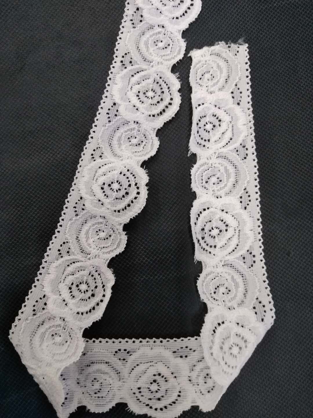 White lace ribbon skirt clothing, edge fabric, patchwork decorative fabric details Picture
