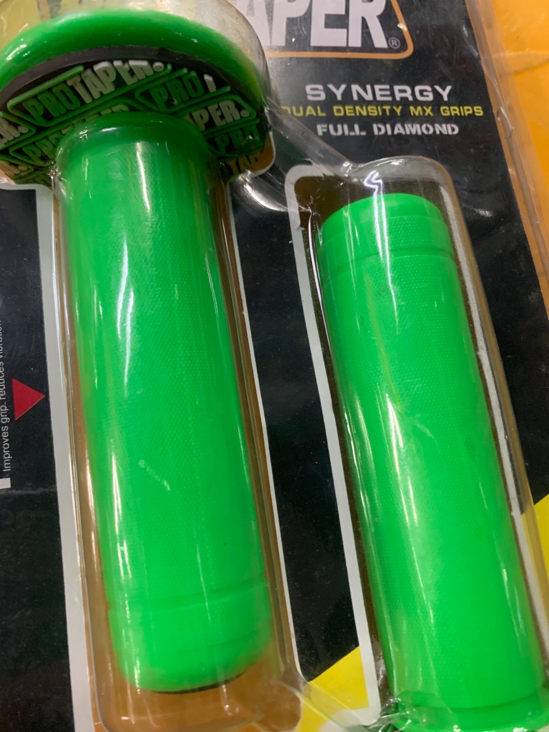 Biker Handle Set Green Granular Texture Specification drawing
