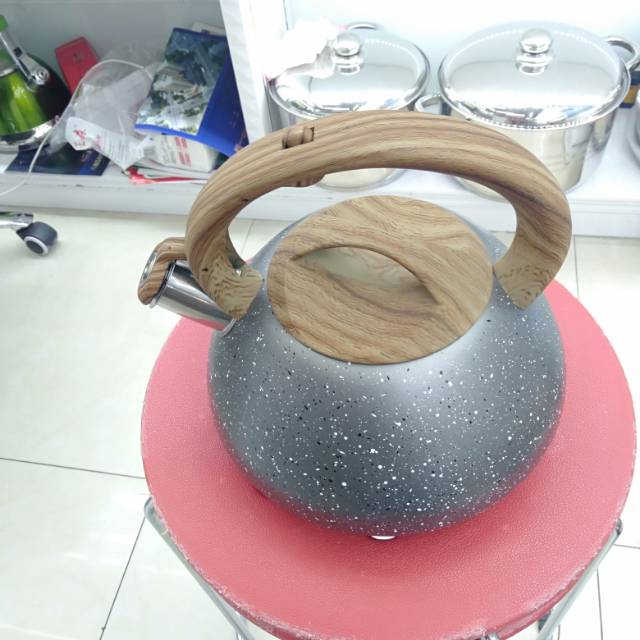 Stainless steel soundproof kettle for boiling tea, tea brewing utensils, open flame gas induction cooker for boiling water Specification image