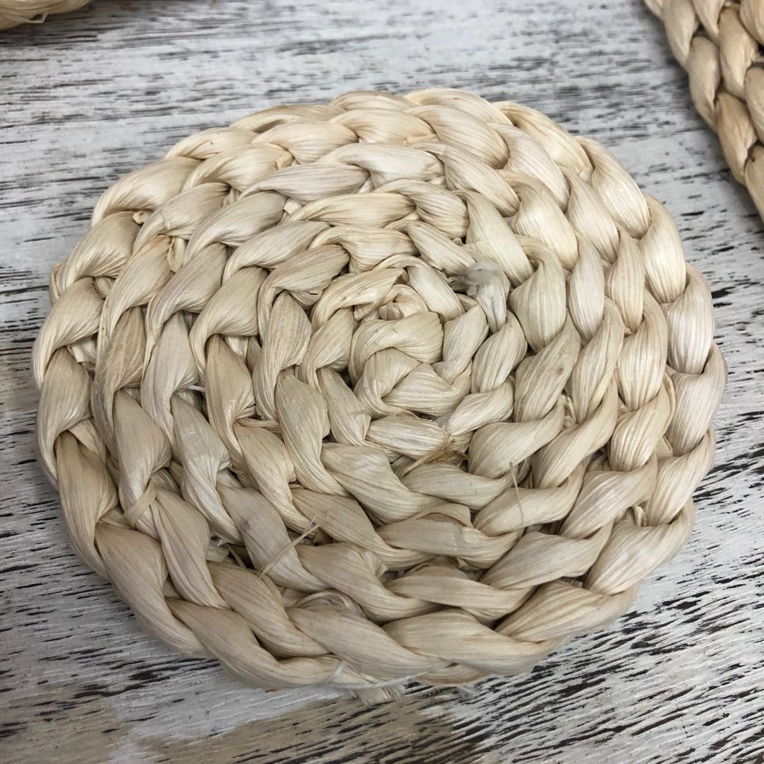 天然玉米皮草编加防烫垫碗垫锅垫隔热垫茶垫手工编织加厚餐垫