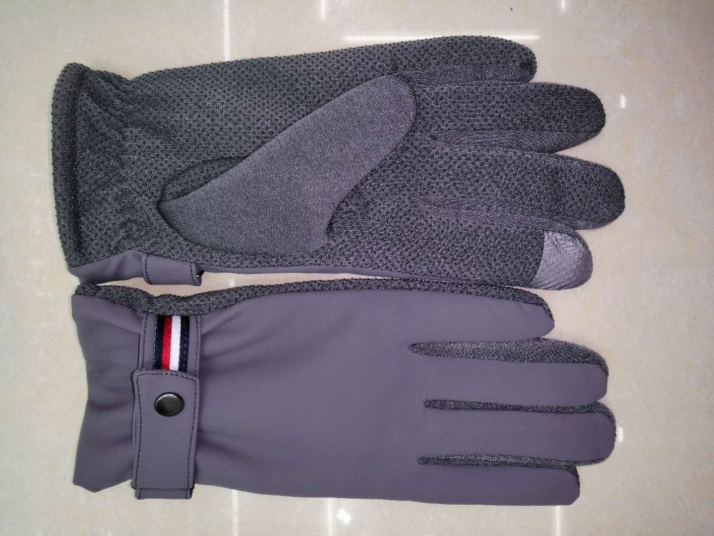 Warm Gloves Men's Winter Thickened Waterproof Windproof Cotton Gloves Women's Korean Outdoor Cycling Ski Gloves details Picture