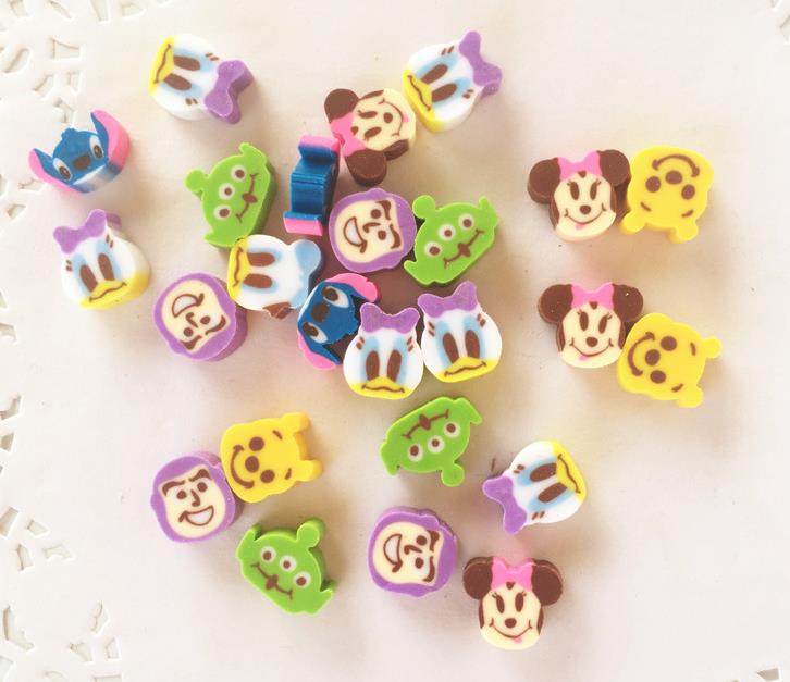 各种卡通造型橡皮擦热卖新款价格实惠易于擦拭