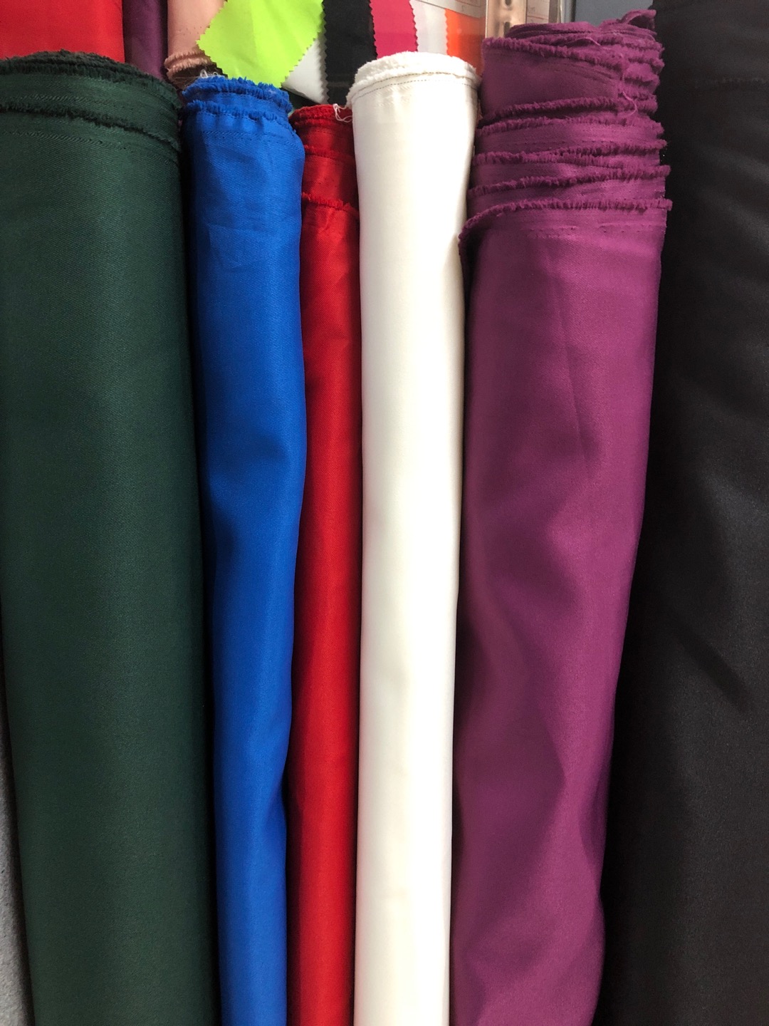 High Temperature Dyeing Color Clear Plain Uniform Fabric details Picture