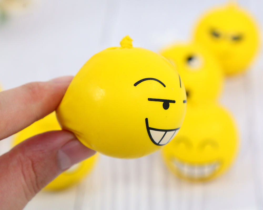 Decompression clay balloon cute emoticon inflatable toys decompression toy manufacturers wholesale thumbnail