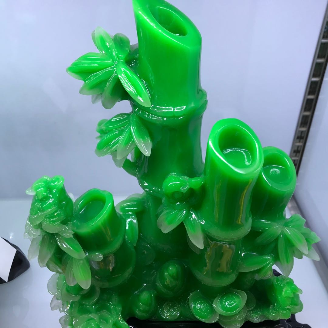 Chinese-style wealth, growing taller, bamboo decorative items, personalized decorative items, living room decoration, opening soft furnishings, luxurious, fashionable and creative home decorations Specification image
