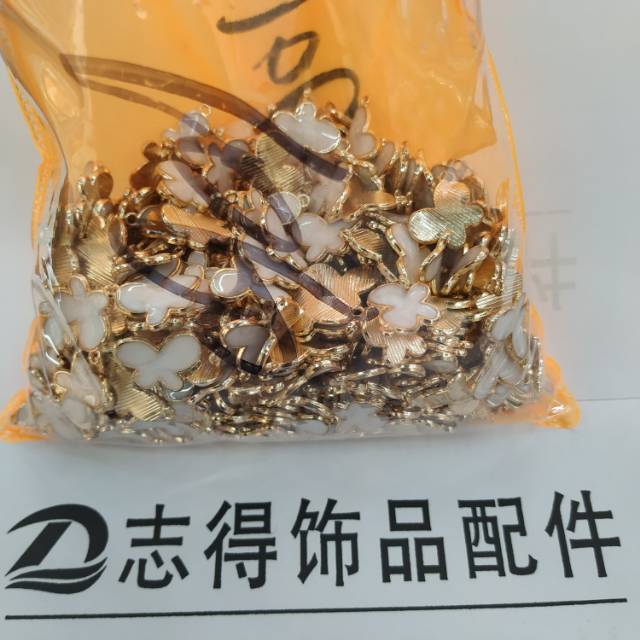 蝴蝶锌合金金饰配件 志得饰品配件 DIY 网红爆款