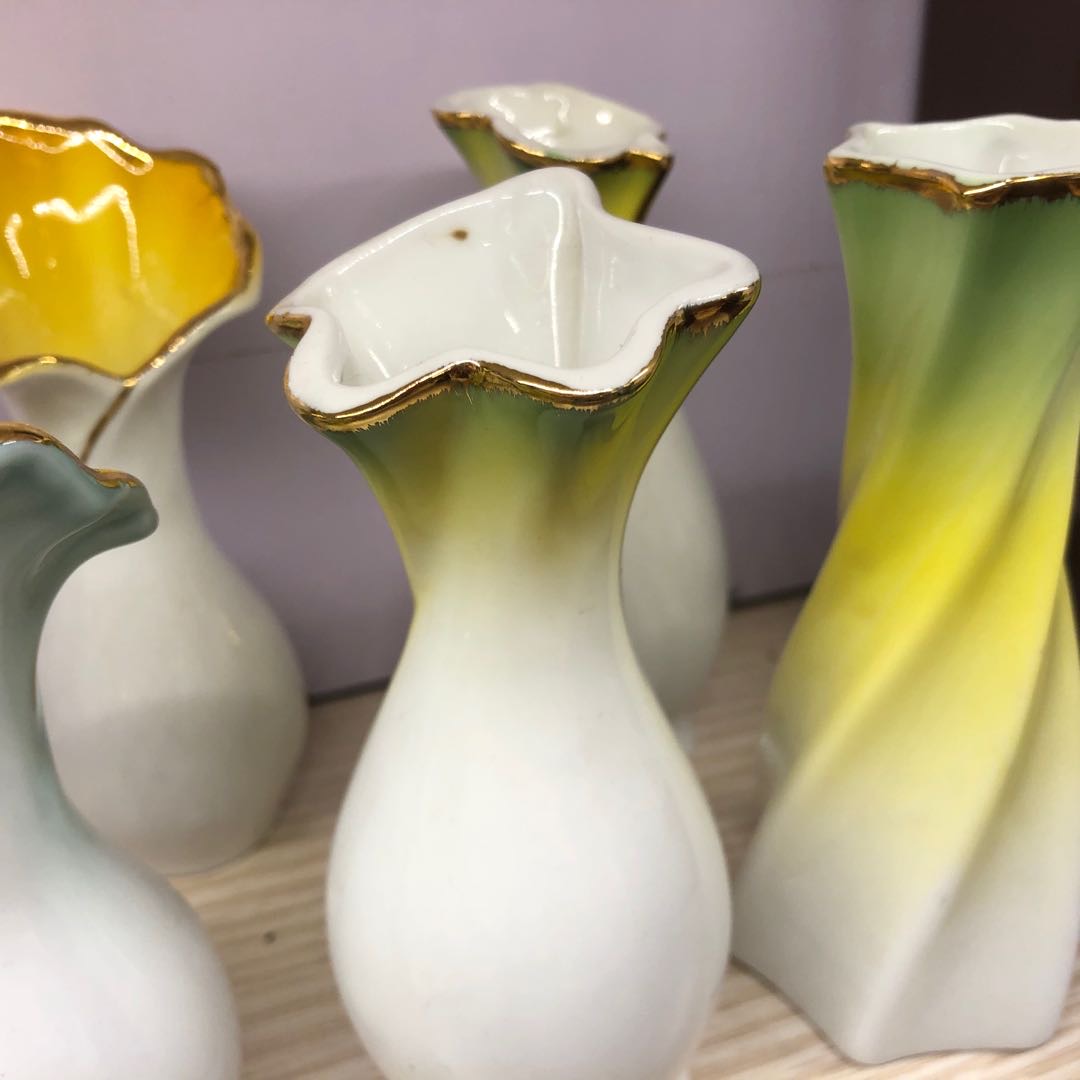 Jintai Craft Vases, creative ceramic handicrafts, decorative items, European-style luxurious home display gifts Specification image