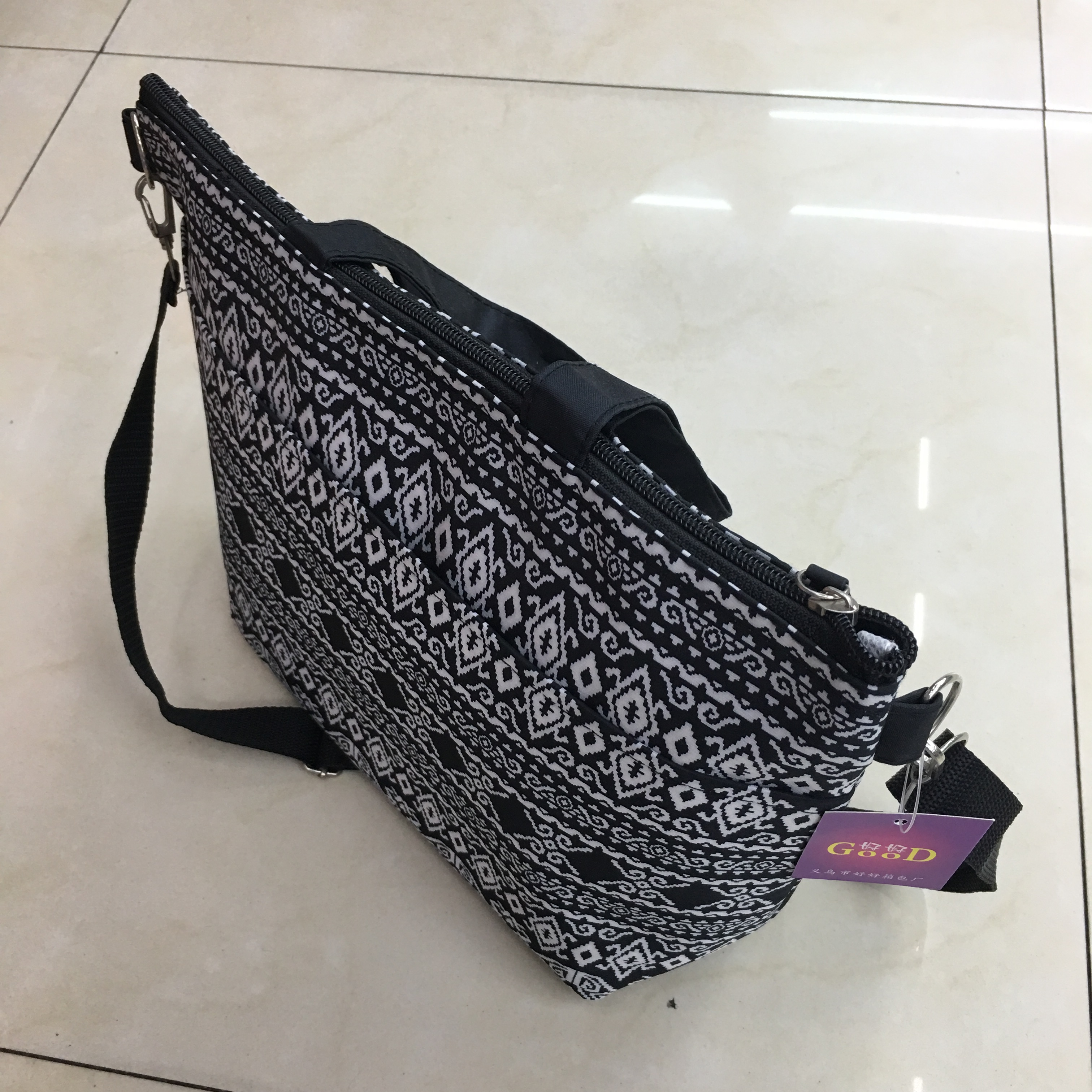 Insulated lunch box bag, thickened aluminum foil waterproof canvas, lunch box bag with hand-held bag, lunch bento bag