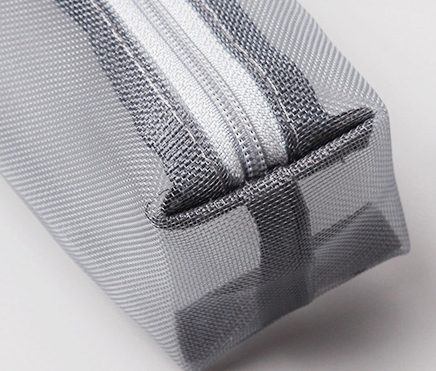 Large-capacity transparent mesh pencil case, stationery storage bag details Picture
