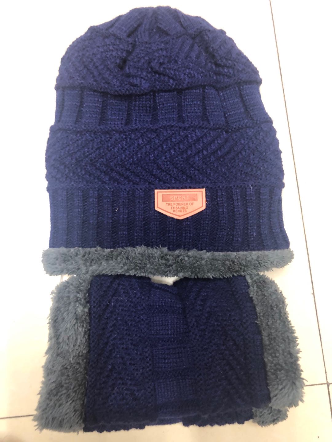 Women's Autumn/Winter Cherney Hairball Wool Hat Warm Ear Protection Thickened Fleece Knitted Hat