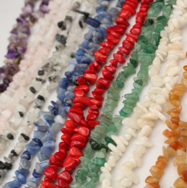 Natural crystal, agate, crushed stone, scattered beads, crushed stone crystal bracelet and necklace materials, diy jewelry accessories wholesale