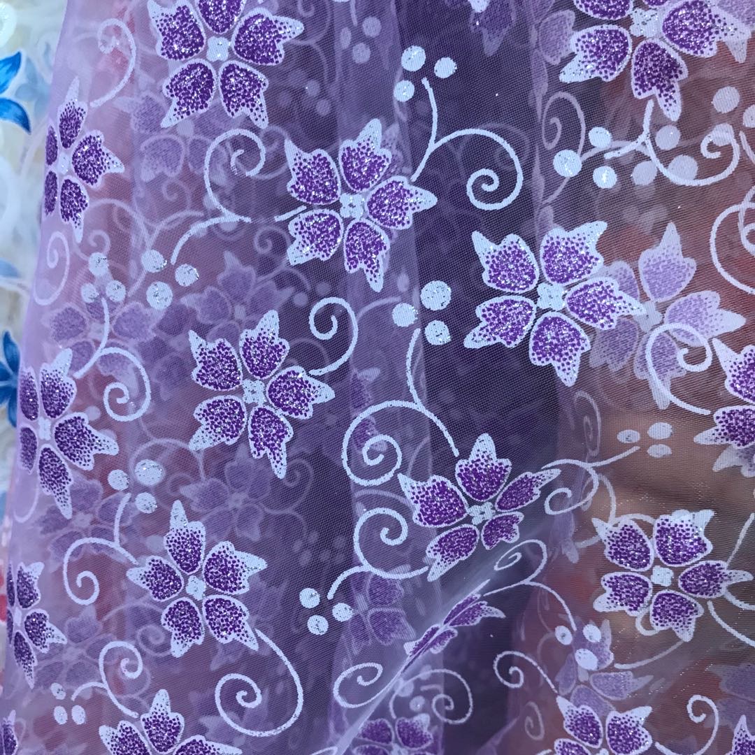 Organza Offset Oil Tung Flower Wedding Dress Headwear Doll Dress Dance Dress Specification drawing